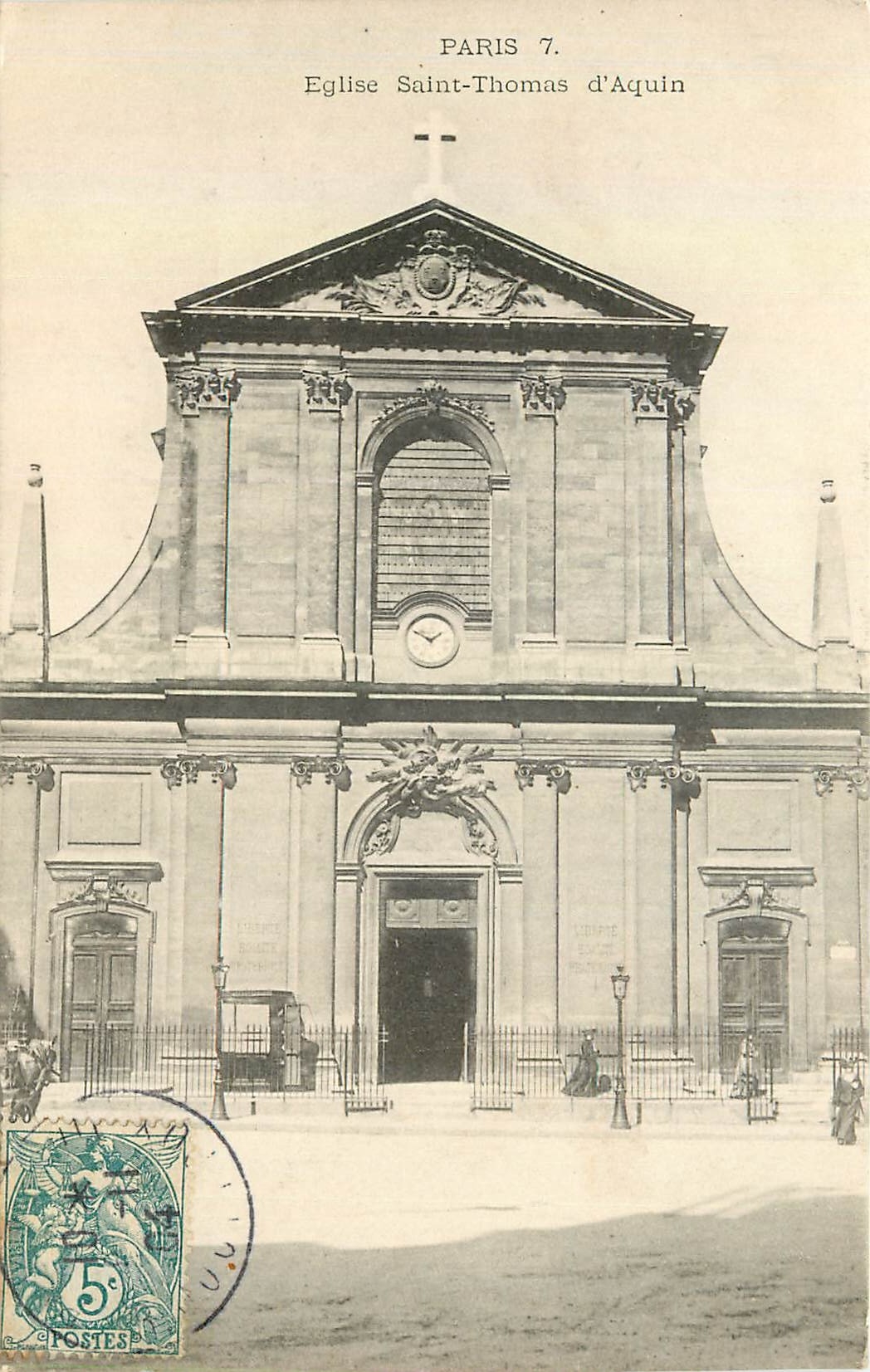 CPA Paris Eglise Saint Thomas d'Aquin 