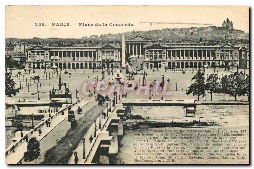 CPA Paris Place de la Concorde 