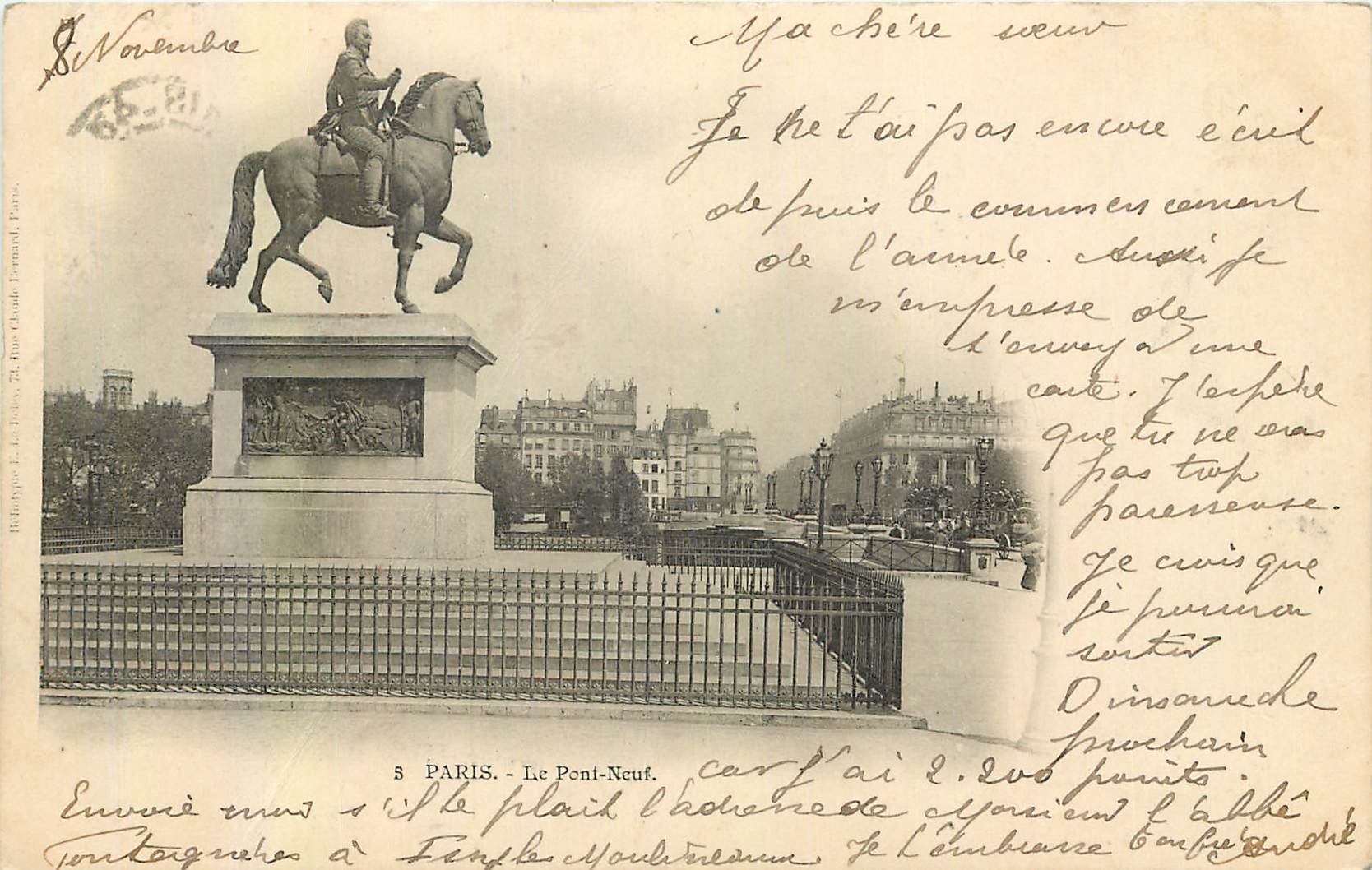 CPA Paris Le Pont Neuf 