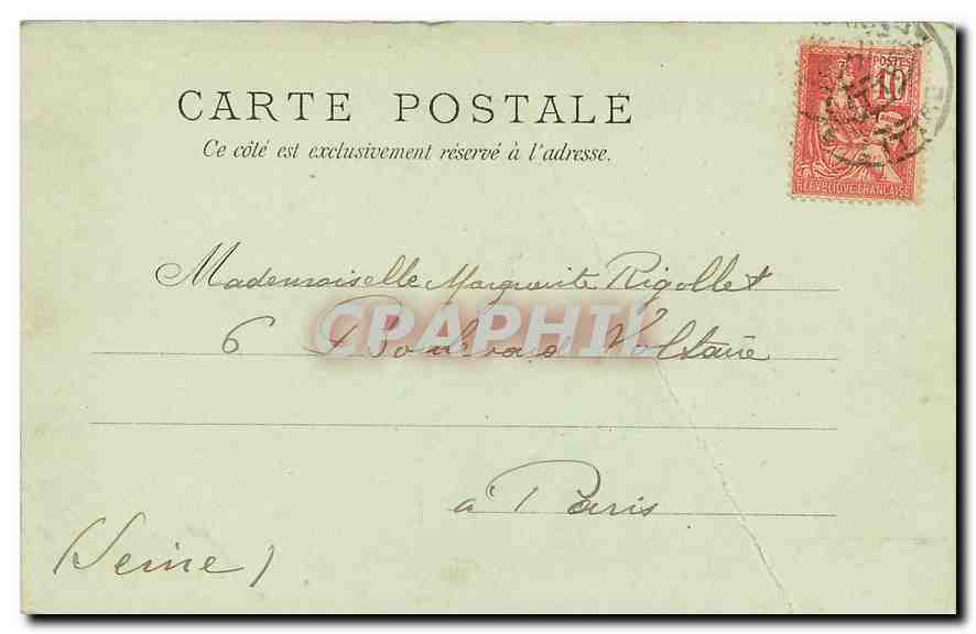 CPA Paris Le Pont Neuf  — Verso