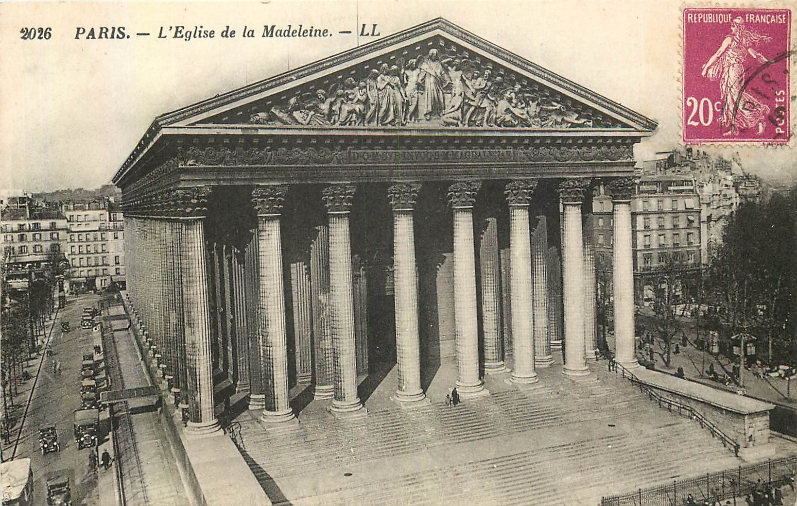 CPA Paris L'Eglise de la Madeleine 