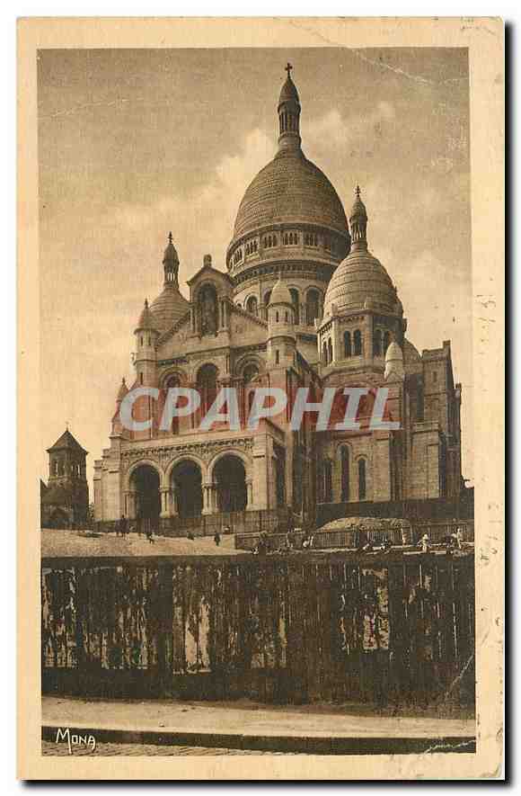 CPA Les Petits tableaux de Paris La Basilique du Sacre Coeur de Montmartre 