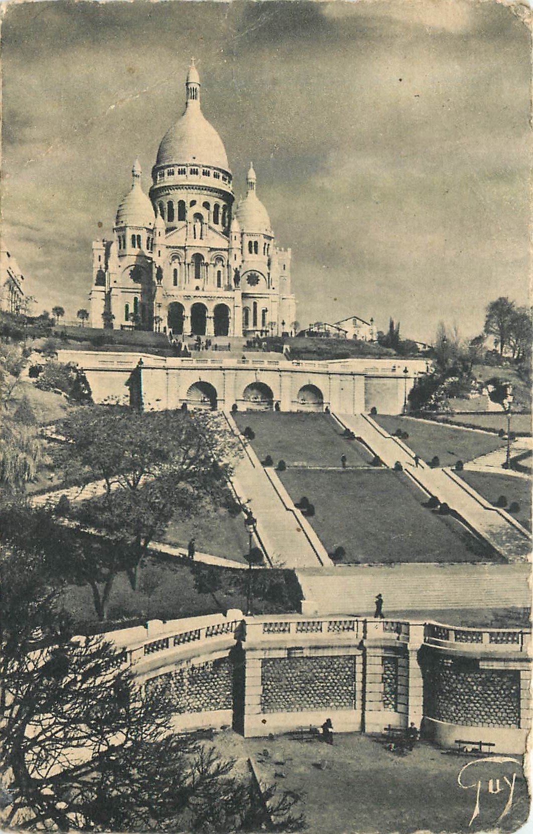 CPA Paris et ses Merveilles Basilique du Sacre Coeur de Montmartre 