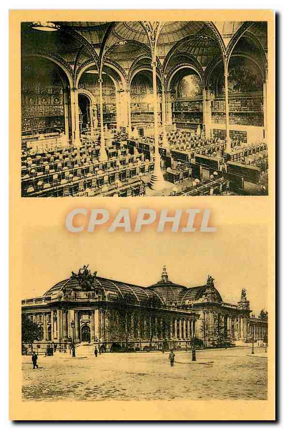 CPA Labrouste H Salle de Lecture de la Bibliotheque Nationale Paris Deglane Louvet et Thomas Grand P