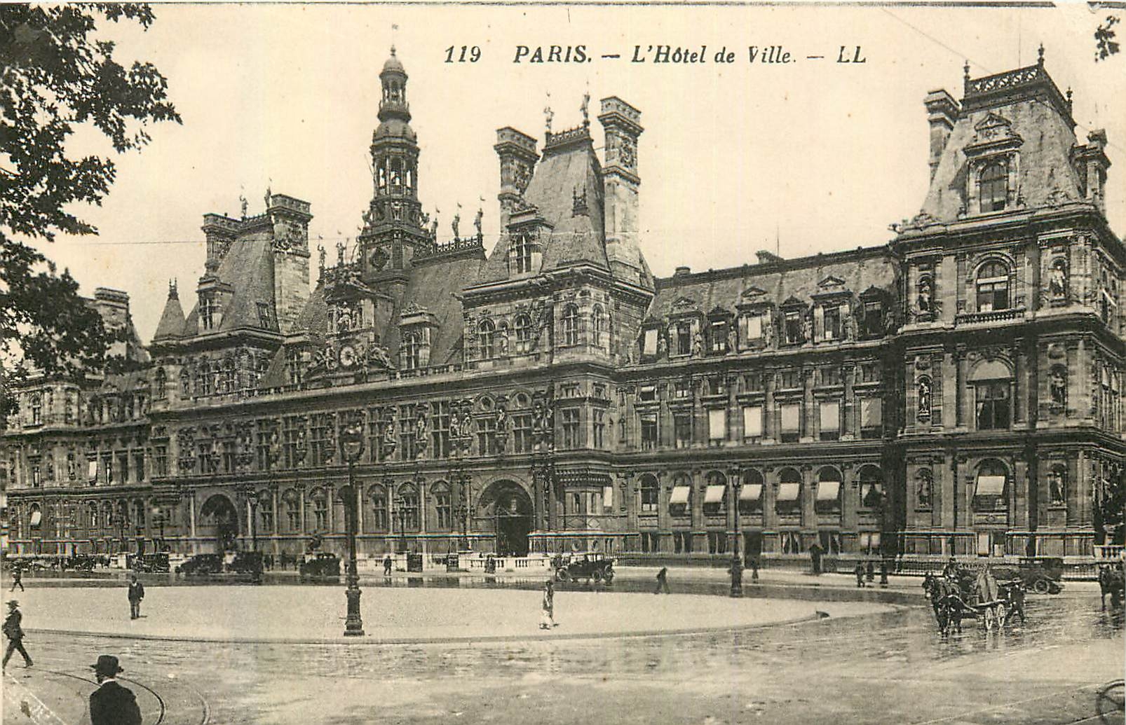 CPA Paris L'Hotel de Ville 