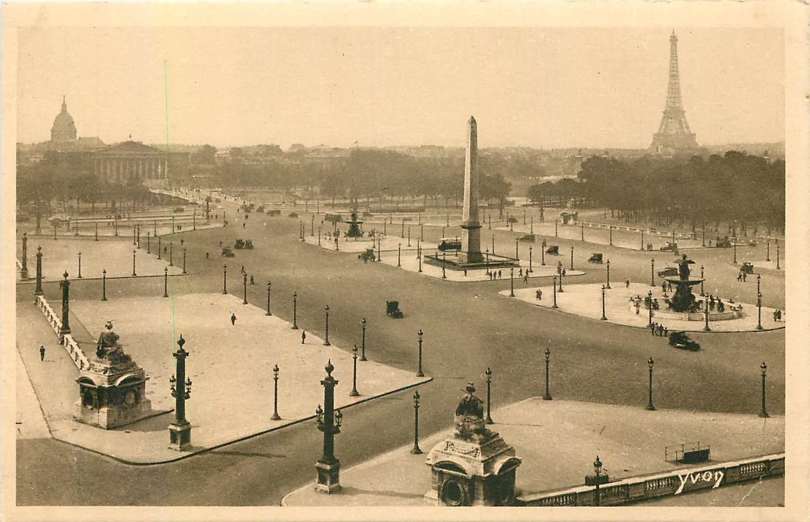 CPA Paris en flanant La Place de la Concorde 