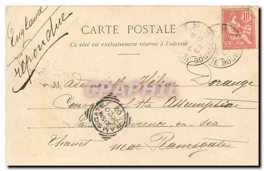 CPA Paris Bois de Boulogne  — Rückseite