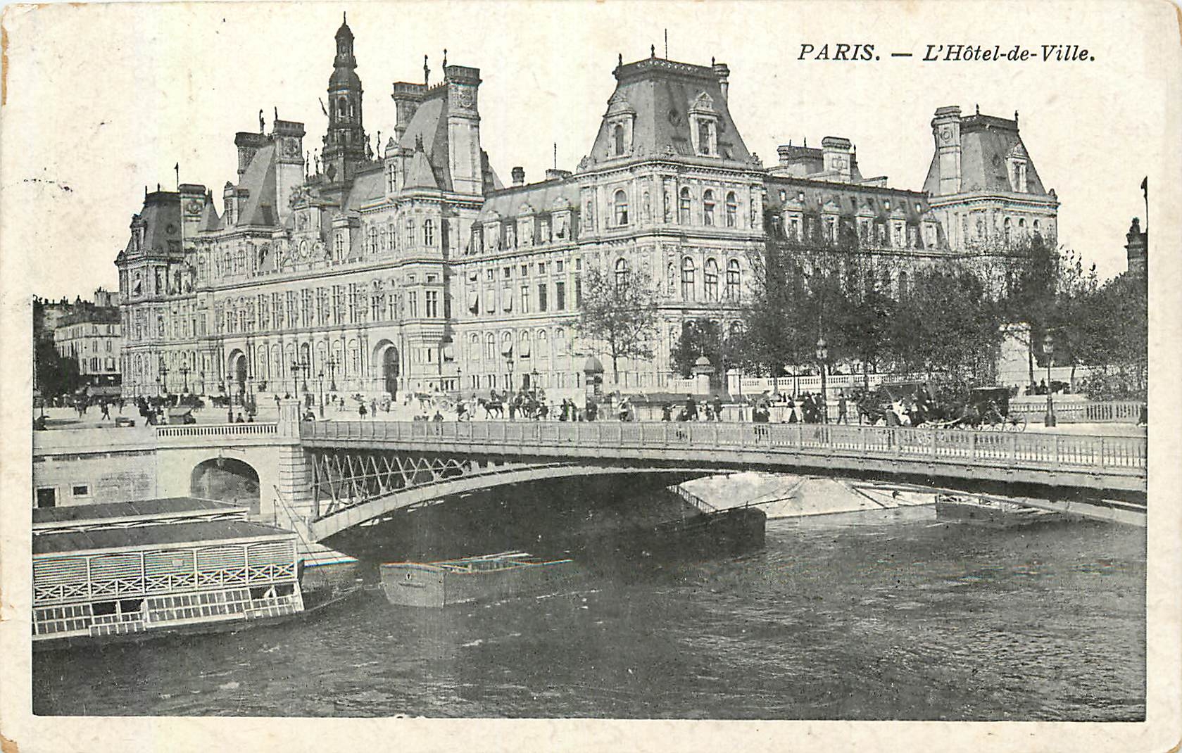 CPA Paris L'Hotel de Ville 