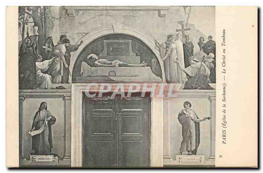 CPA Paris Eglise de la Sorbonne Le Christ au Tombeau 