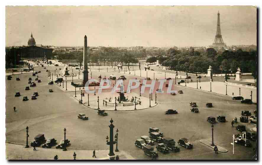 CPA Paris en flanant Place de la Concorde 