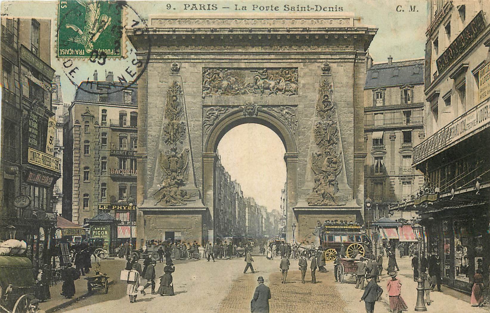 CPA Paris La Porte Saint Denis 