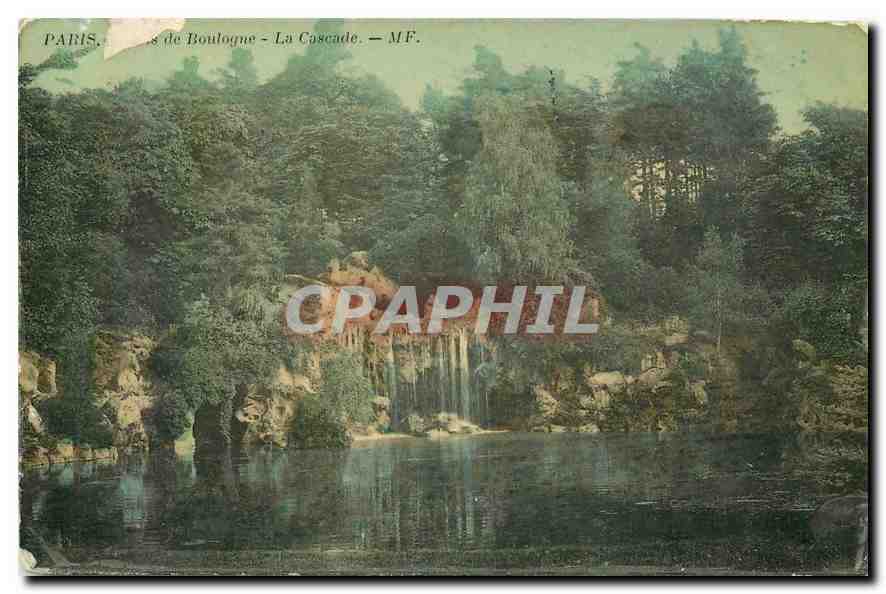 CPA Paris Bois de boulogne la Cascade 