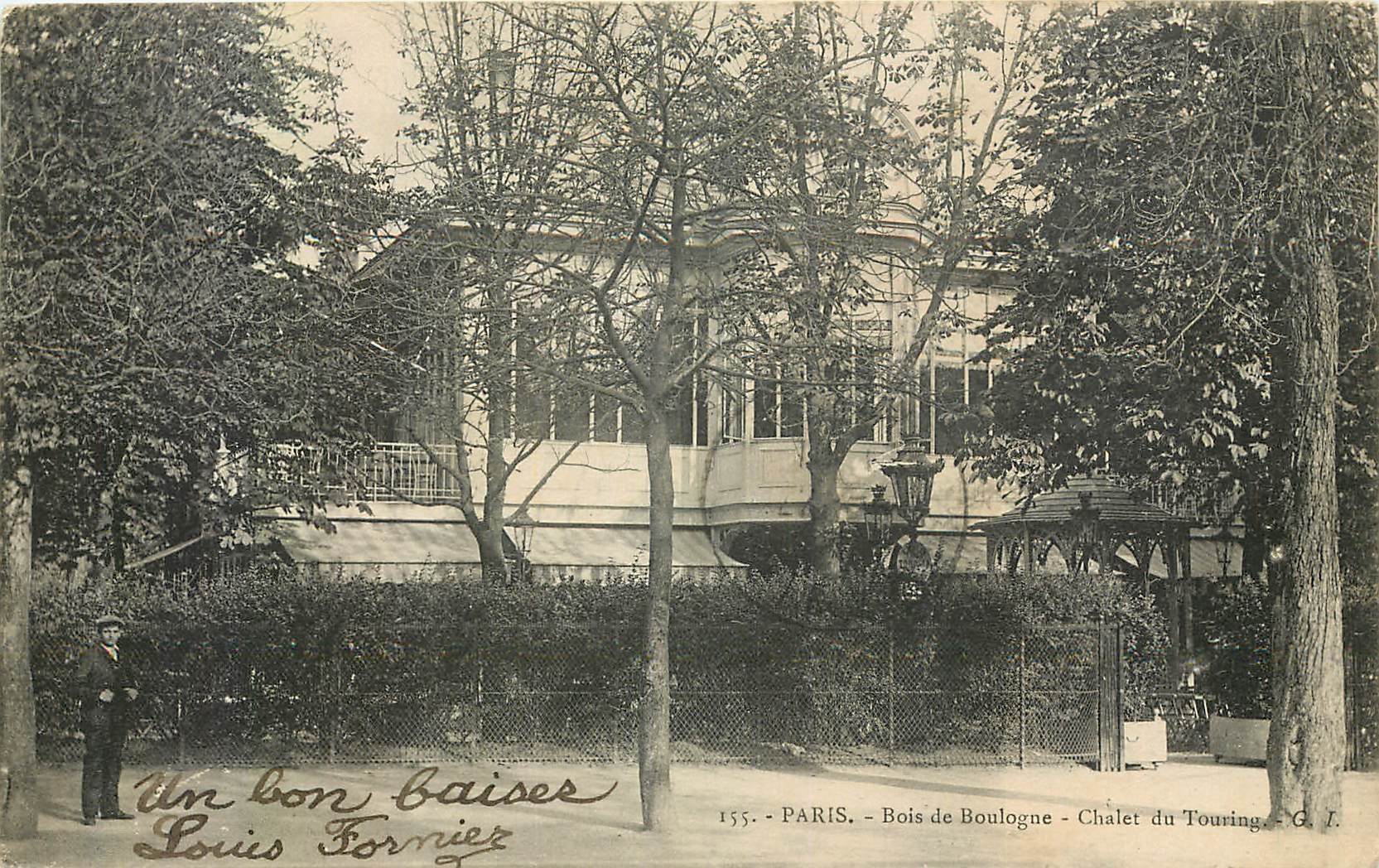 CPA Paris Bois de boulogne Chalet du Touring 