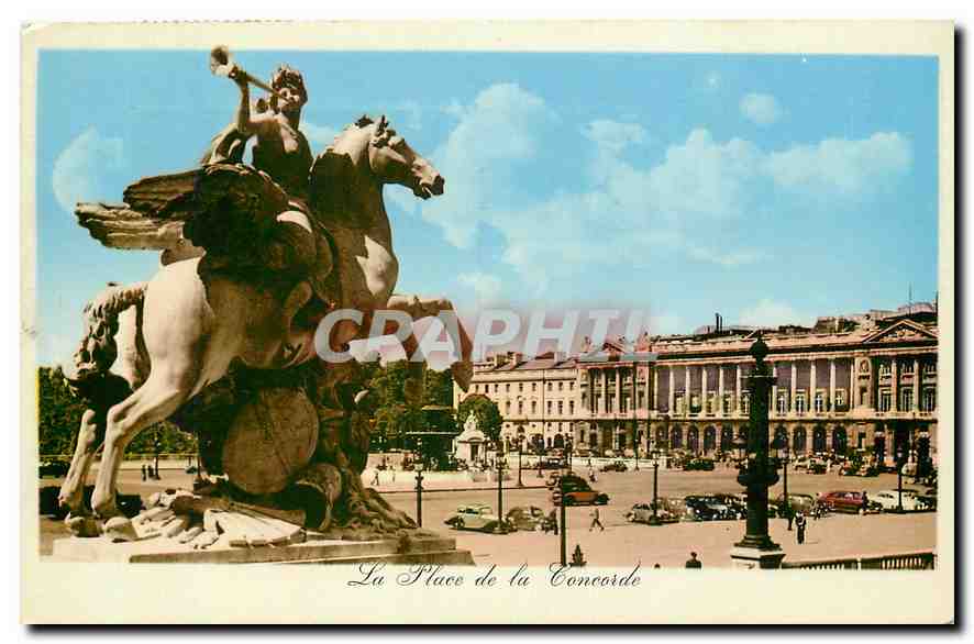 CPA Paris la Place de la Concorde 