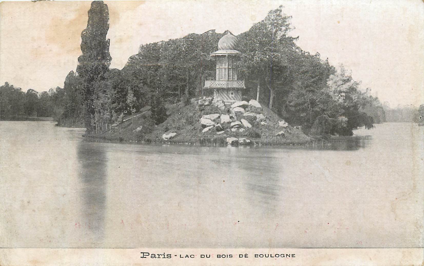 CPA Paris Lac du bois de boulogne 