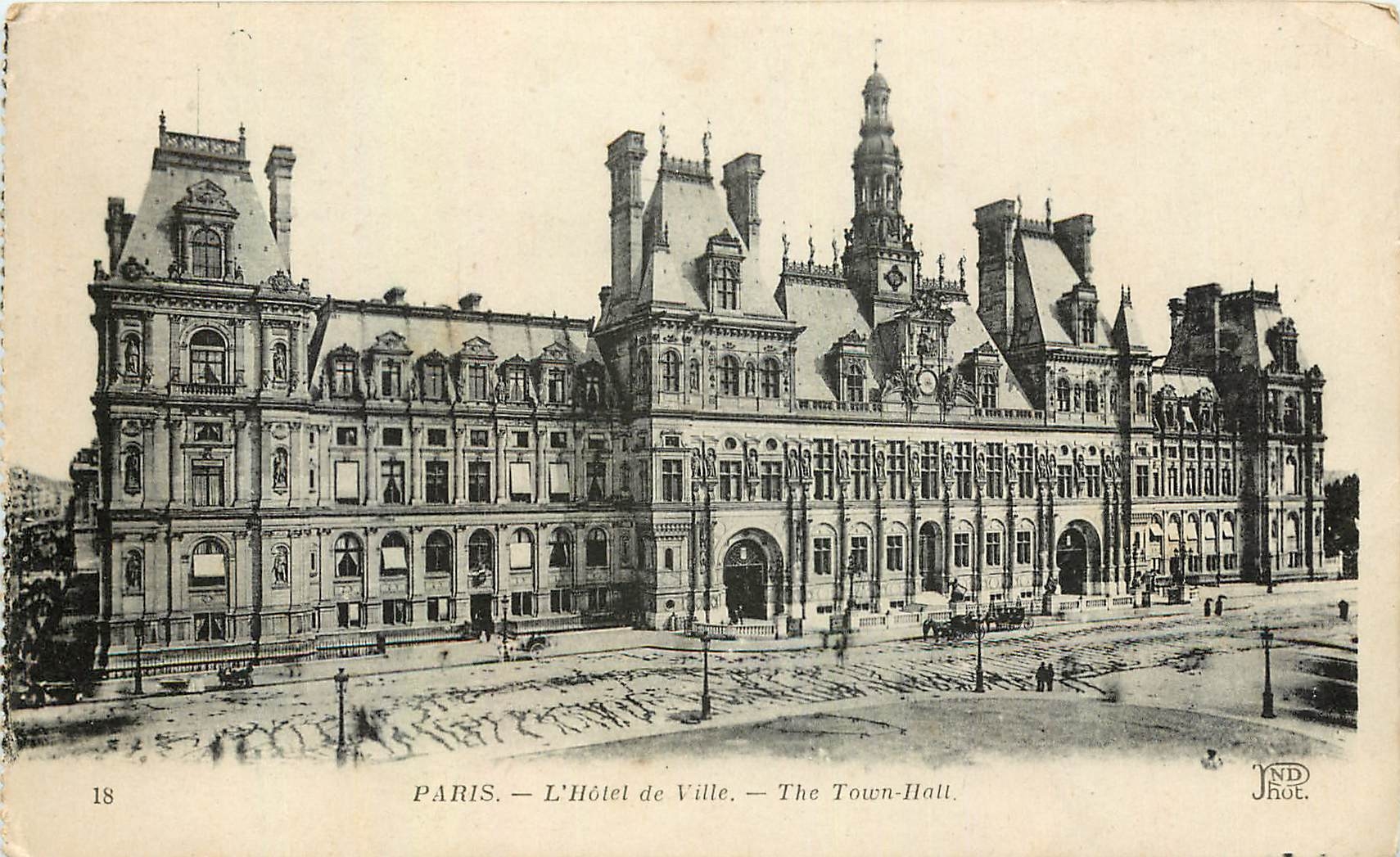 CPA Paris l'Hotel de ville 