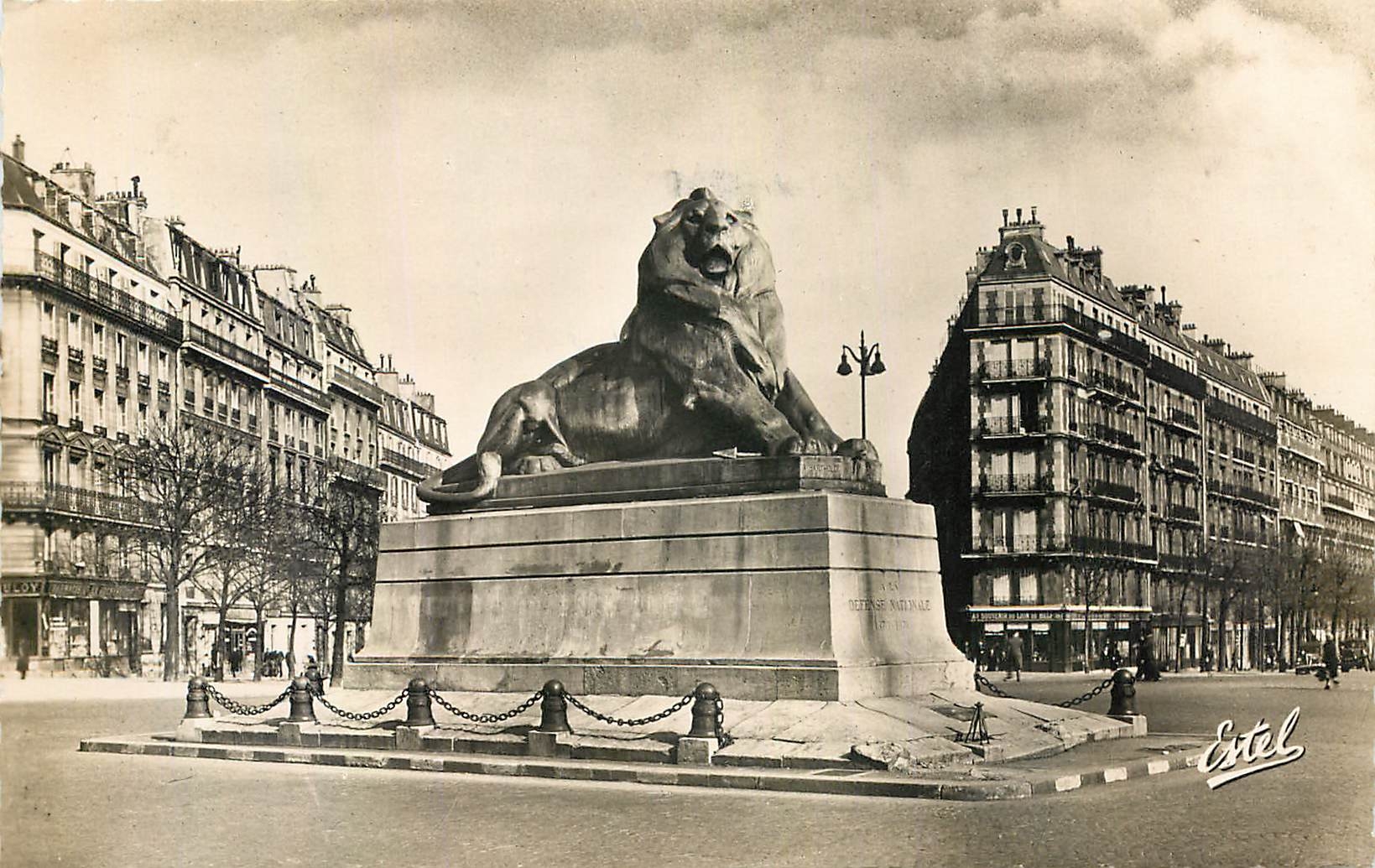 CPA Paris le Lion de Belfort 