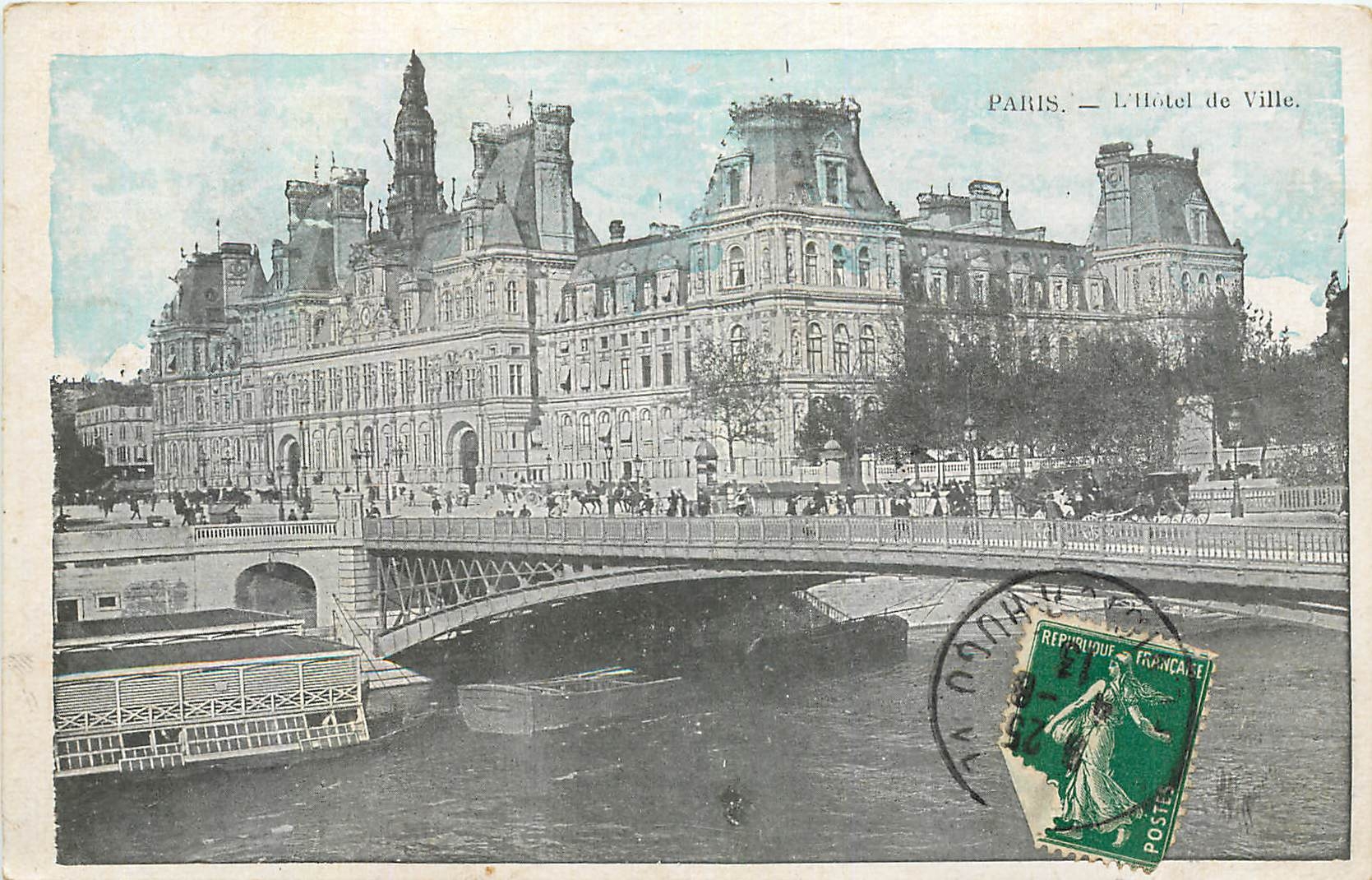CPA Paris l'Hotel de ville 