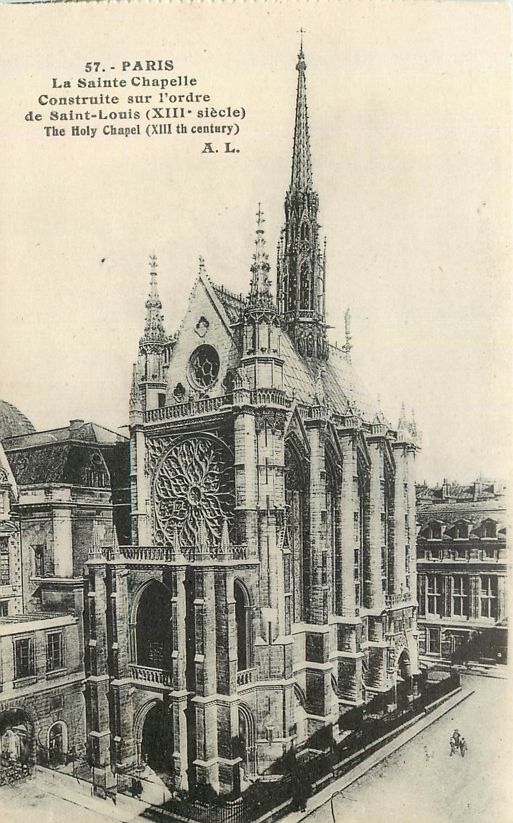 CPA Paris la Sainte Chapelle construite sur l'ordre de Saint Louis XIII siecle 