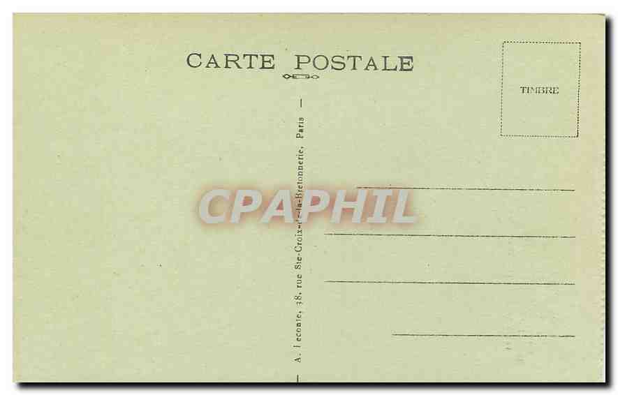 CPA Paris la Sainte Chapelle construite sur l'ordre de Saint Louis XIII siecle  — Verso