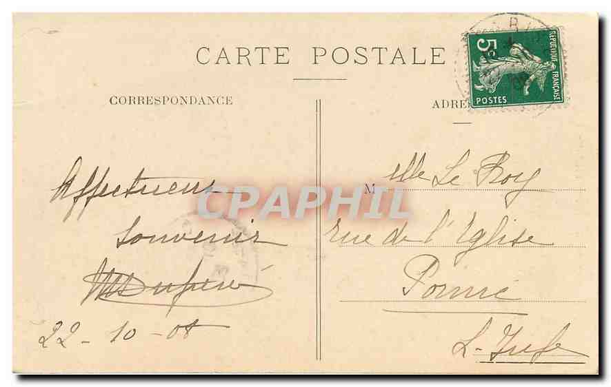 CPA Paris Notre Dame  — Rückseite