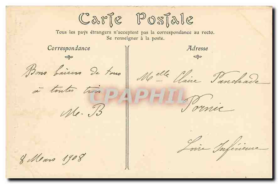 CPA Paris Hotel de Invalides le tombeau de Napoleon Ier  — Rückseite