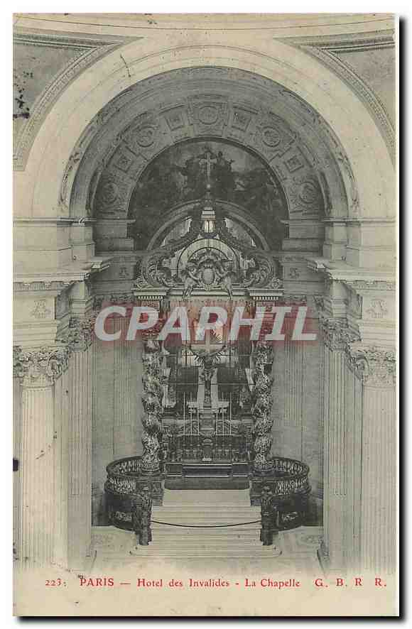 CPA Paris Hotel des Invalides la chapelle 