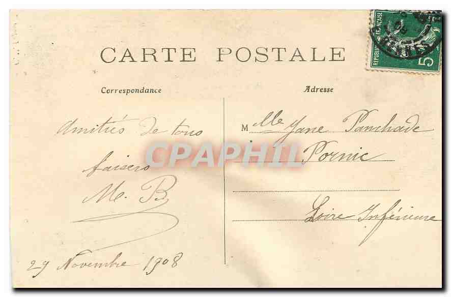 CPA Paris Hotel des Invalides Porte du Tombeau de Napoleon Ier  — Rückseite
