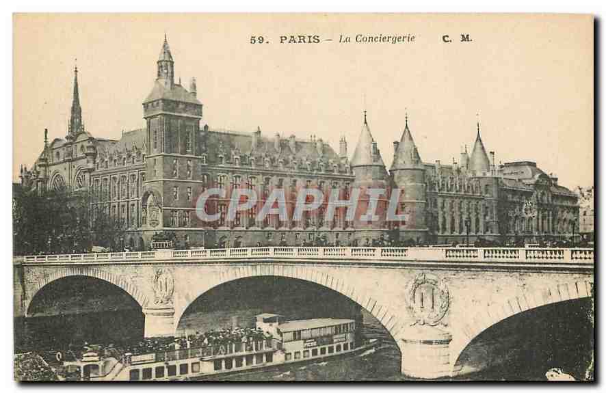 CPA Paris la Conciergerie 