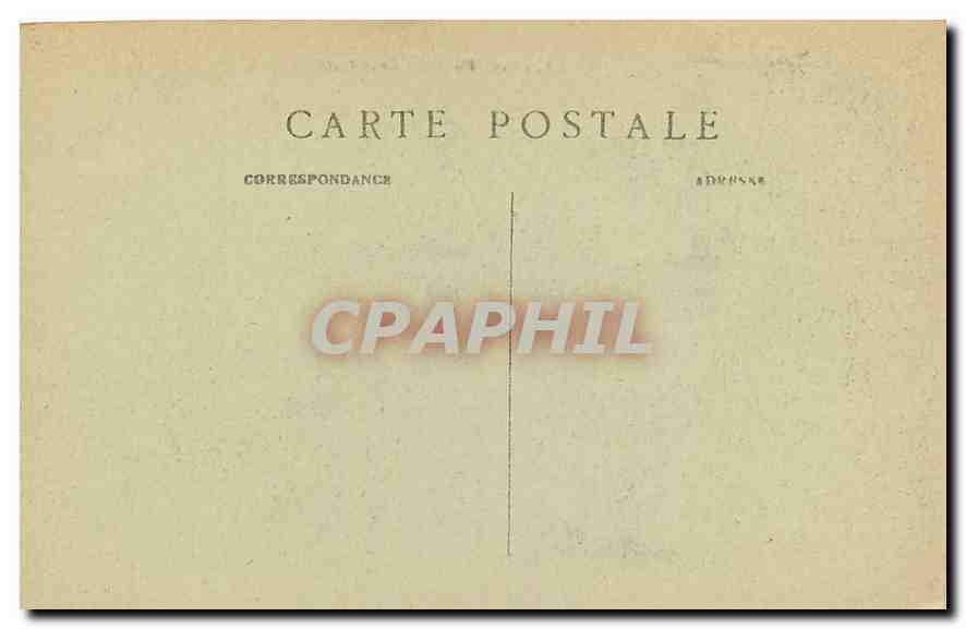CPA Paris la Conciergerie  — Verso