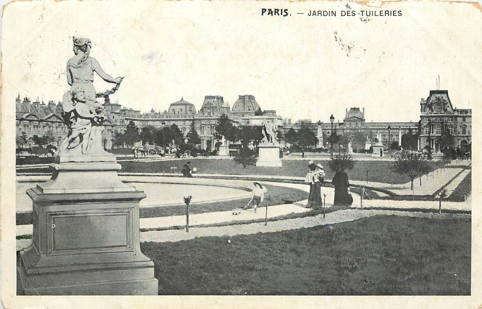 CPA Paris Jardin des Tuileries 