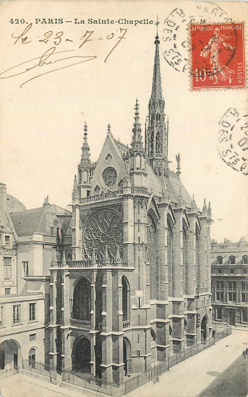 CPA Paris la Sainte Chapelle 