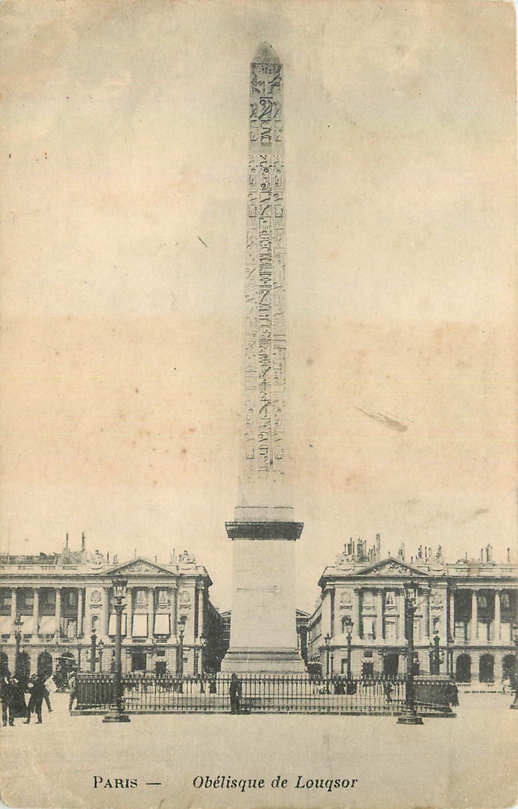 CPA Paris Obelisque de Louqsor 
