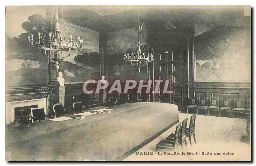 CPA Paris la Faculte de Droit Salle des Actes 