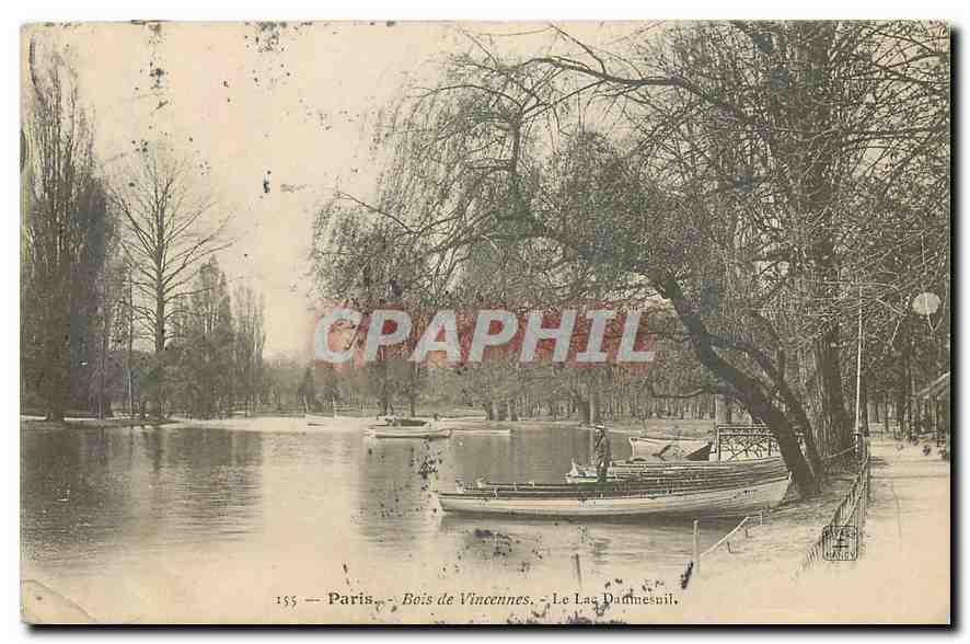 CPA Paris Bois de Vincennes le Lac Daumesnil 