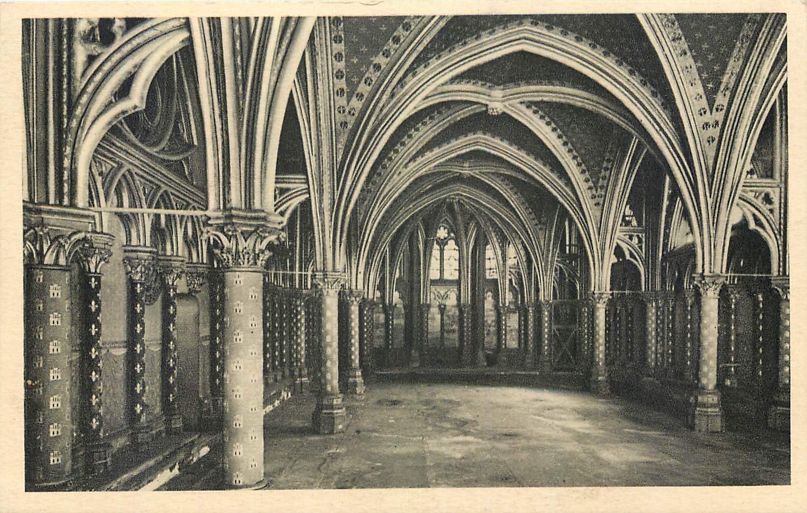 CPA Paris la Sainte Chapelle Chapelle Basse 
