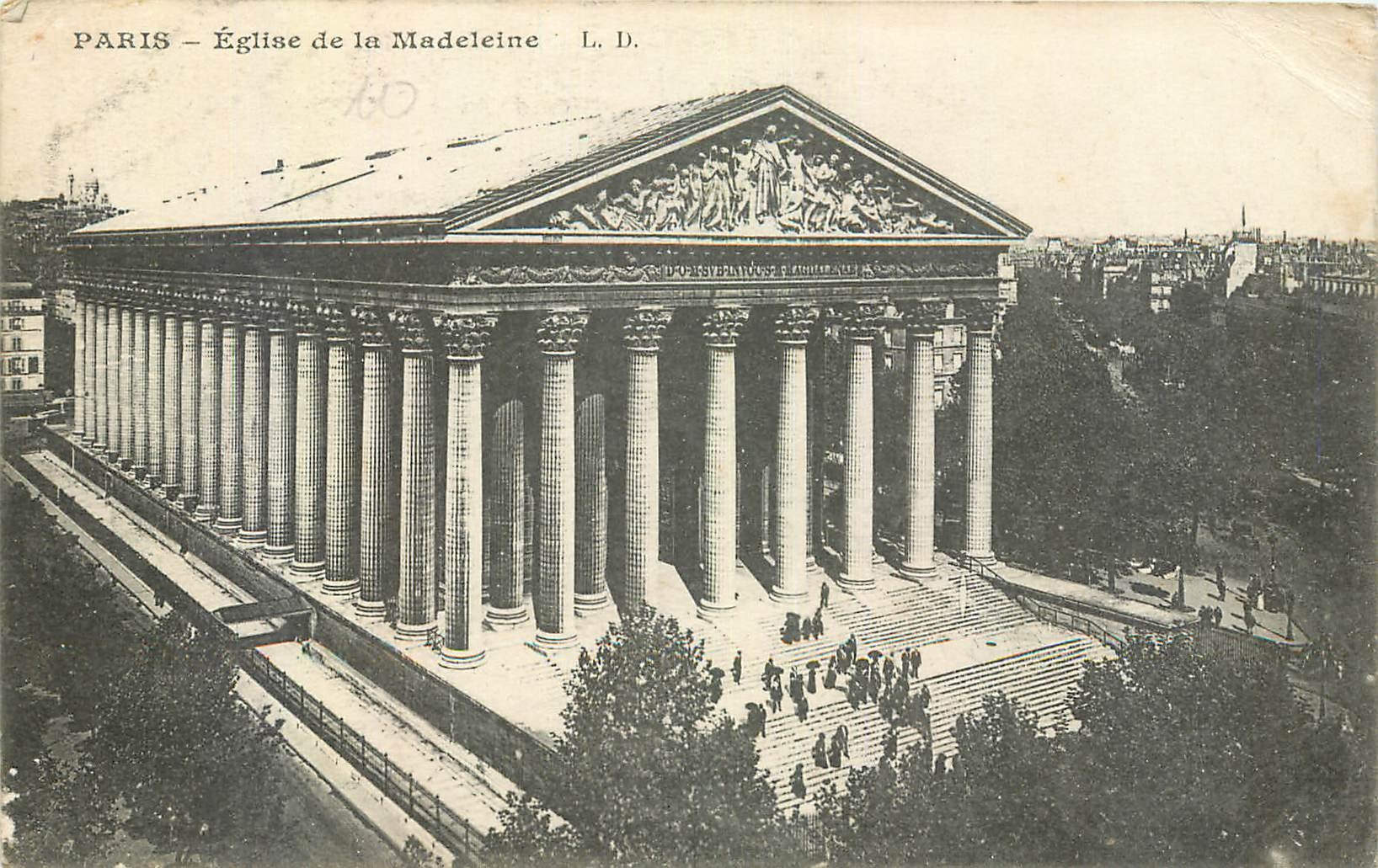 CPA Paris Eglise de la Madeleine 