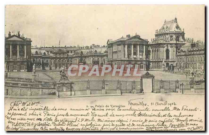 CPA Palais de Versailles 