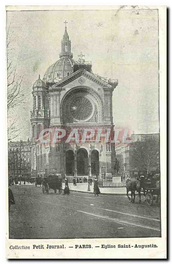 CPA Collection Petit Journal Paris Eglise Saint Augustine 