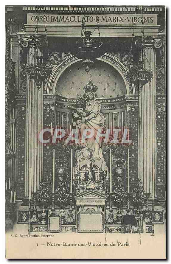 CPA Notre Dame des Victoires de Paris 