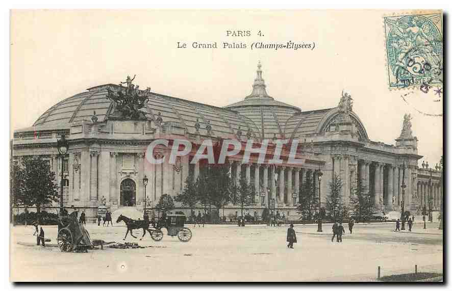 CPA Paris le Grand Palais Champs Elysees 
