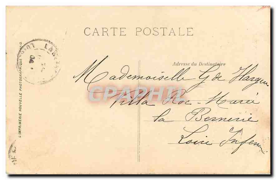 CPA Paris le Bois de Boulogne Aux Acacias Chevaux — Rückseite
