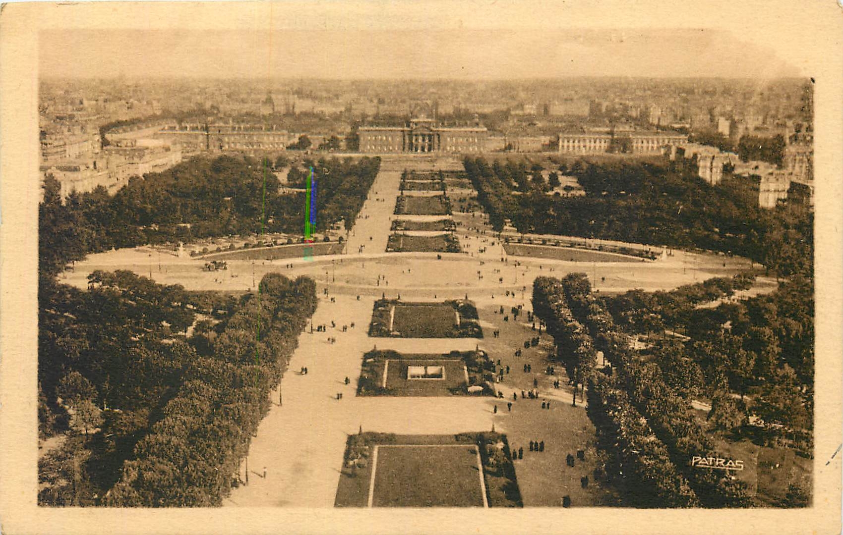CPA Les Jolis Coins de Paris Jardin du Chapelle de Mars et ecole Militaire 