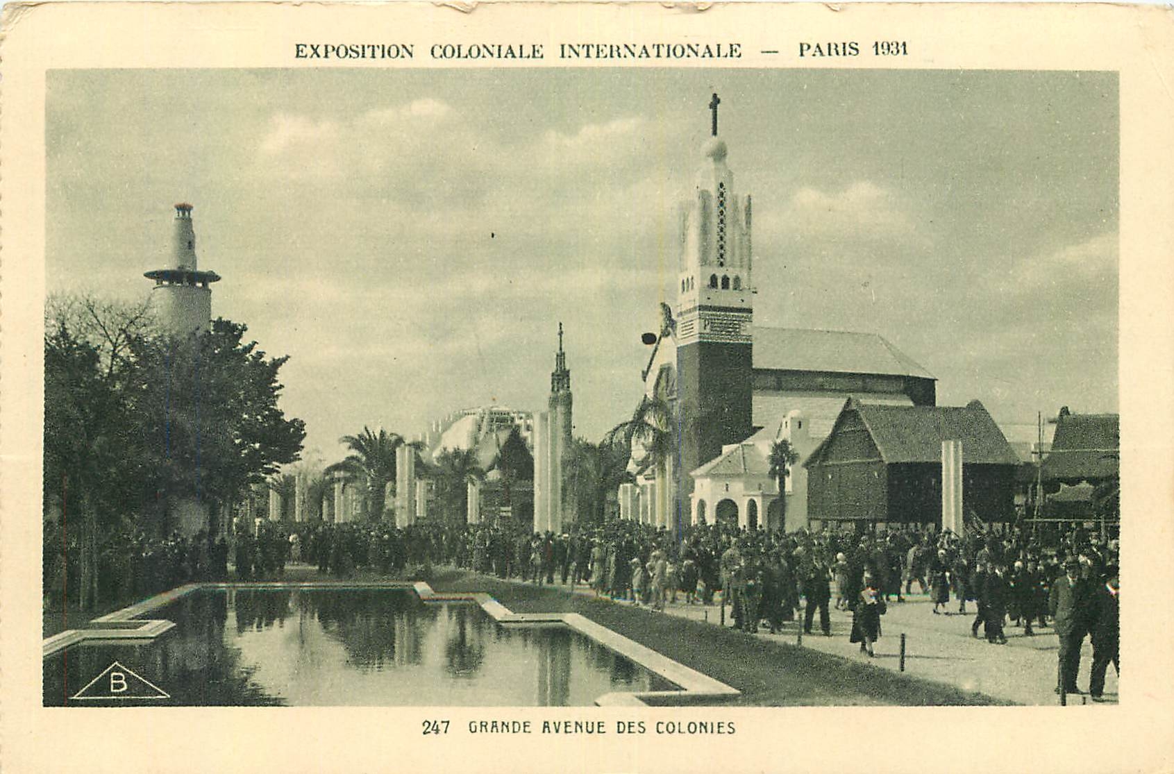 CPA Exposition Coloniale Internationale Paris 1931 Grande Avenue des Colonies 