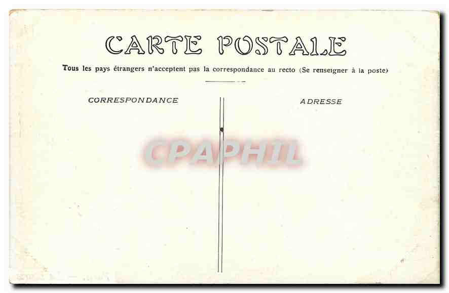 CPA Paris la Bourse  — Rückseite