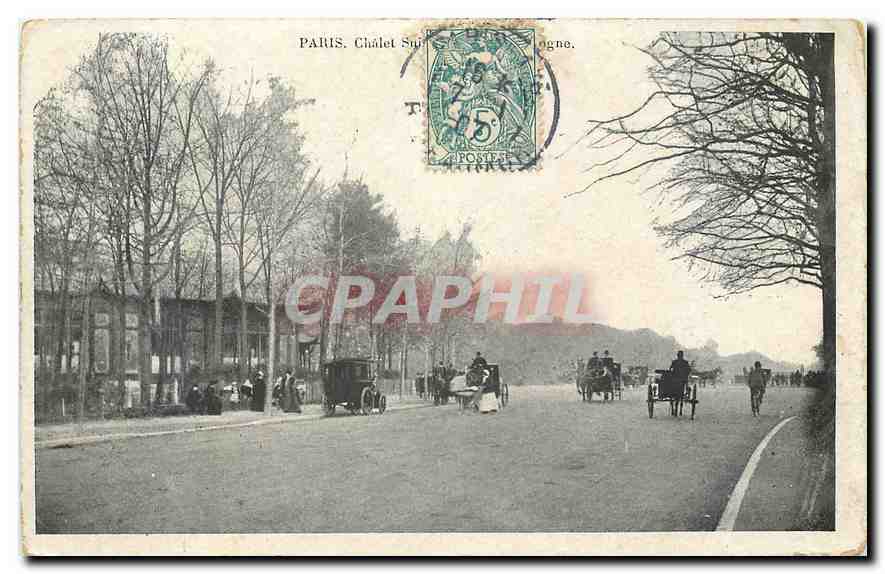 CPA Paris Chalet Suisse Bois de Boulogne 