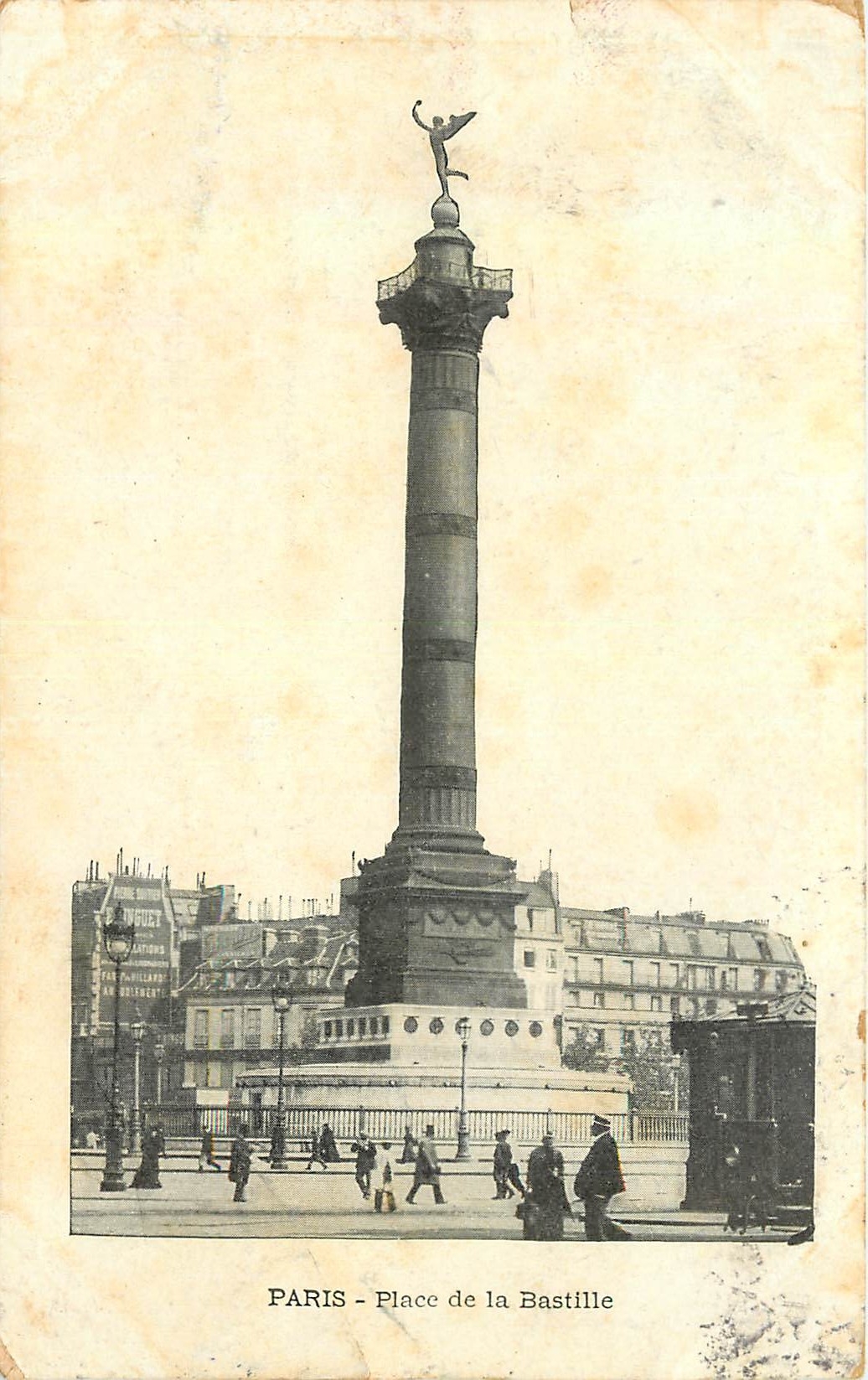 CPA Paris Place de la Bastille 