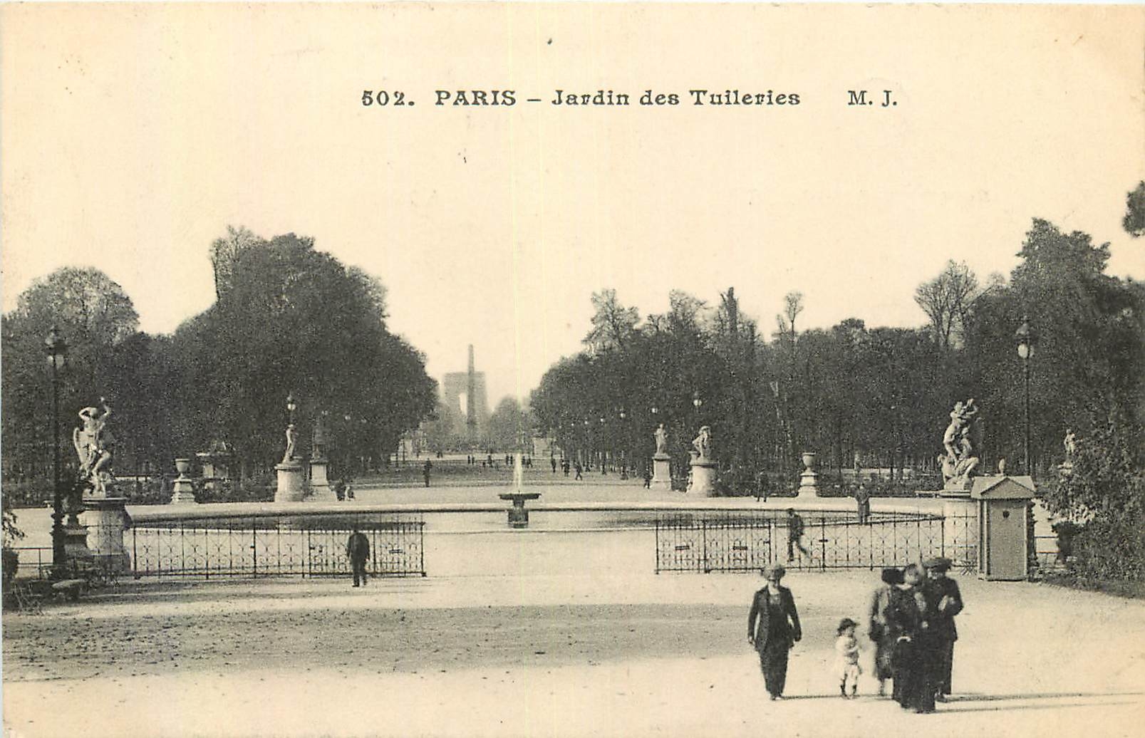 CPA Paris Jardin des Tuileries 
