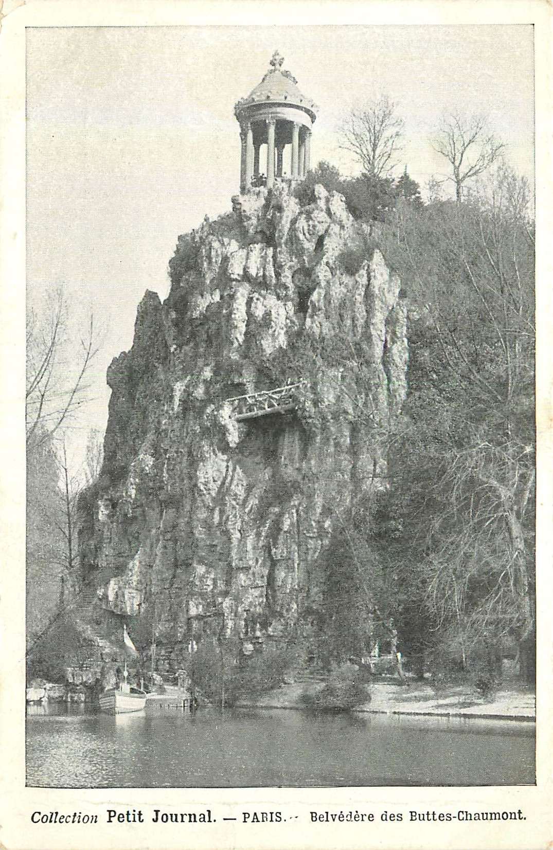 CPA Collection Petit Journal Paris Belvedere des Buttes Chaumont 