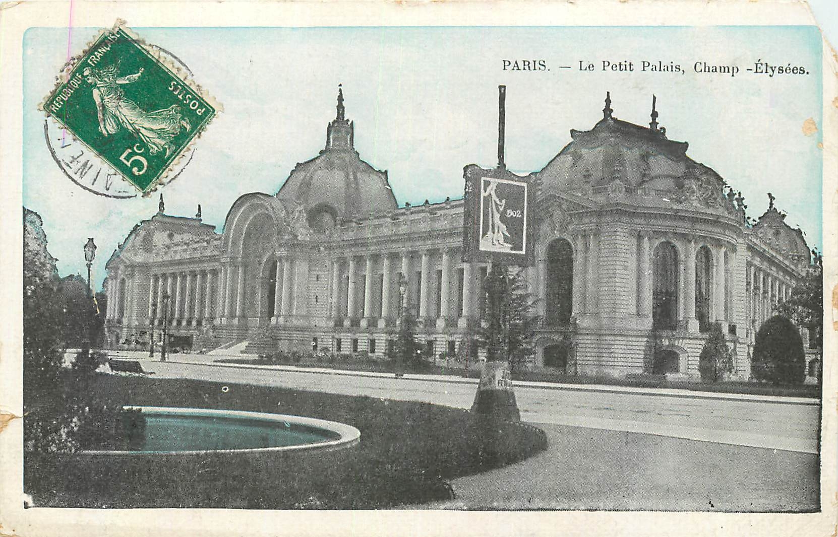 CPA Paris le Petit Palais Champs Elysees 